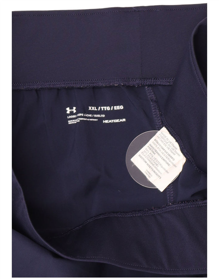 Pantaloni scurti sport Under Armour pentru femei UK 20 2XL Bleumarin Poliester
