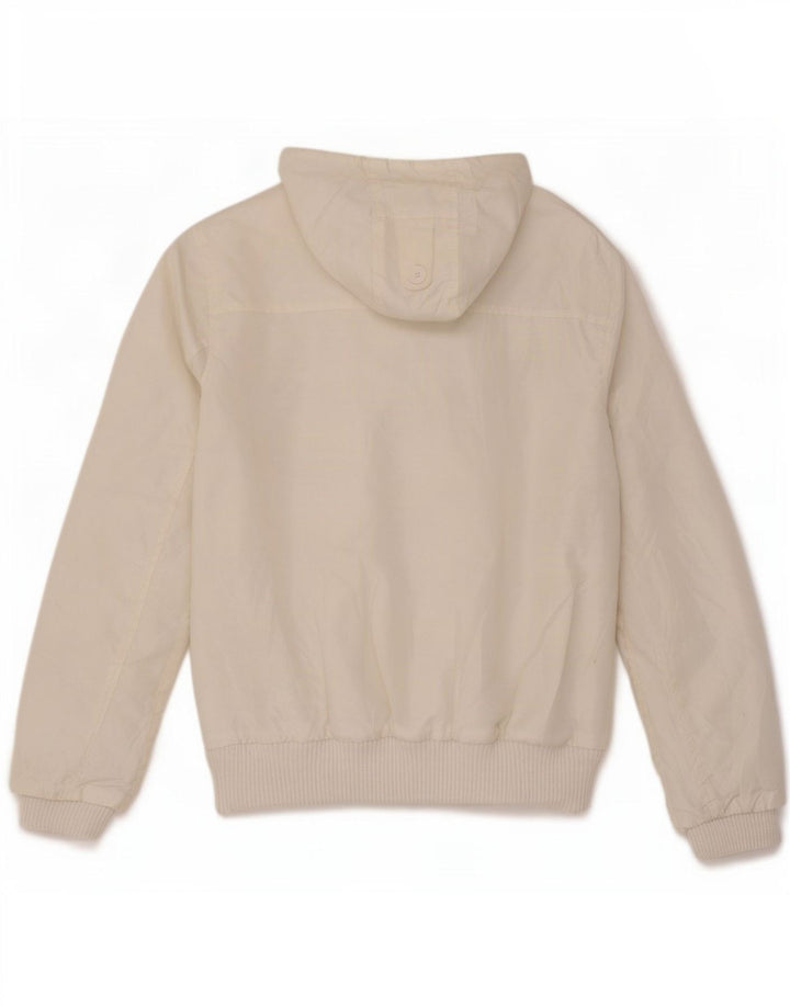 Jack & Jones jachetă bomber cu glugă pentru bărbați UK 38 Poliester alb mediu