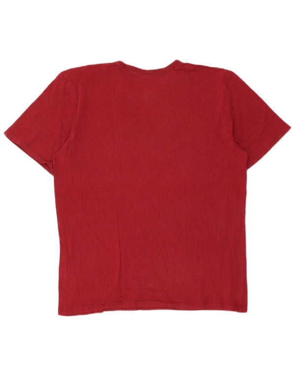 Tricou grafic Nike pentru femei Top UK 12 Medium Burgundy Bumbac