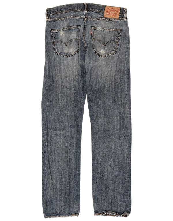 Blugi drepți distressed 501 Levi's pentru bărbați L33 L36 Bumbac albastru
