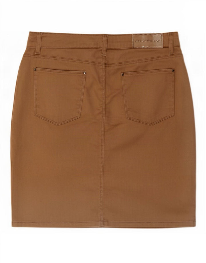Fusta Mini Zara Femei EU 42 Large W32 Bej