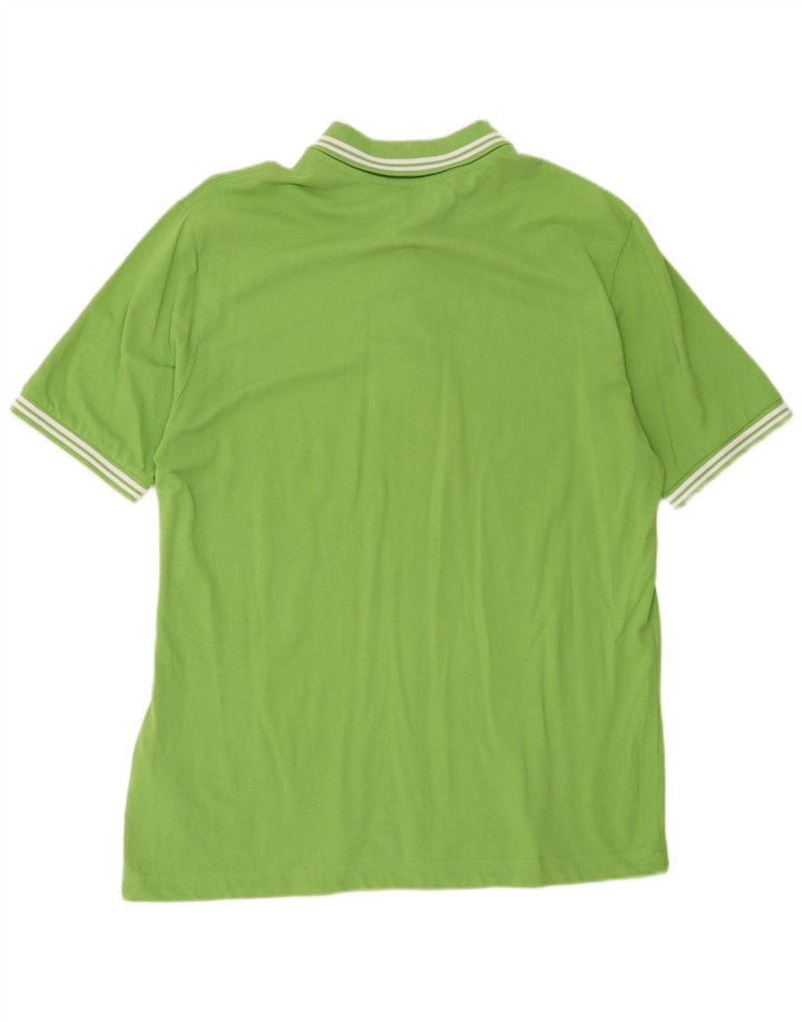 Cămașă polo pentru bărbați Kappa, bumbac verde mare
