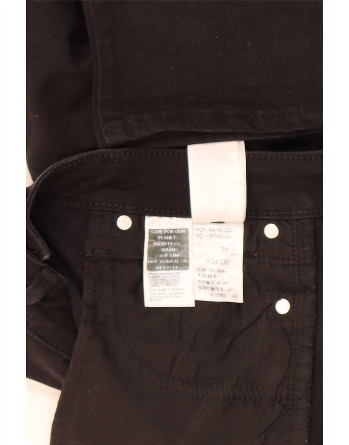 Blugi Levi's 712 Slim pentru femei W26 L30 bumbac negru