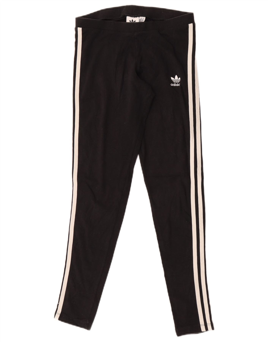 Leggings pentru femei Adidas UK 10 mic bumbac negru
