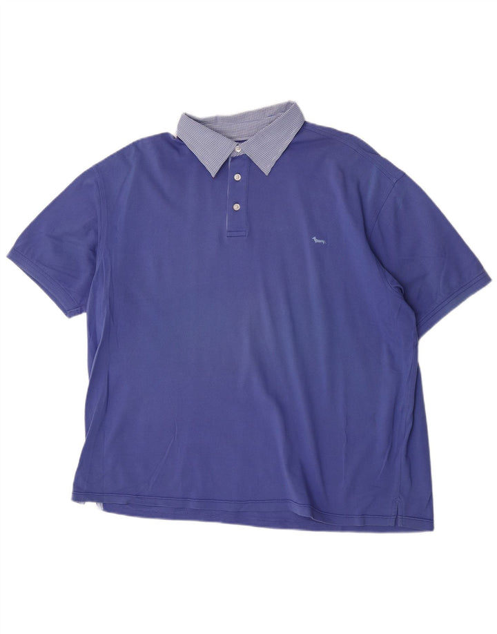 Tricou polo Harmont & Blaine pentru bărbați 4XL, albastru, clasic