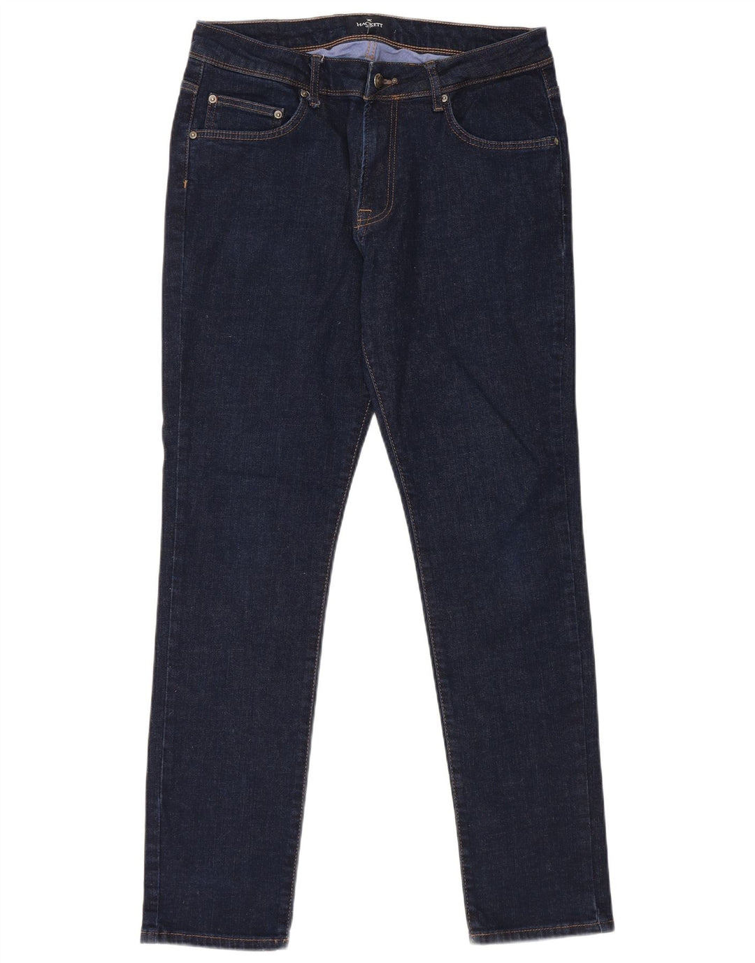 Blugi slim pentru bărbați Hackett W34 L31 bumbac bleumarin