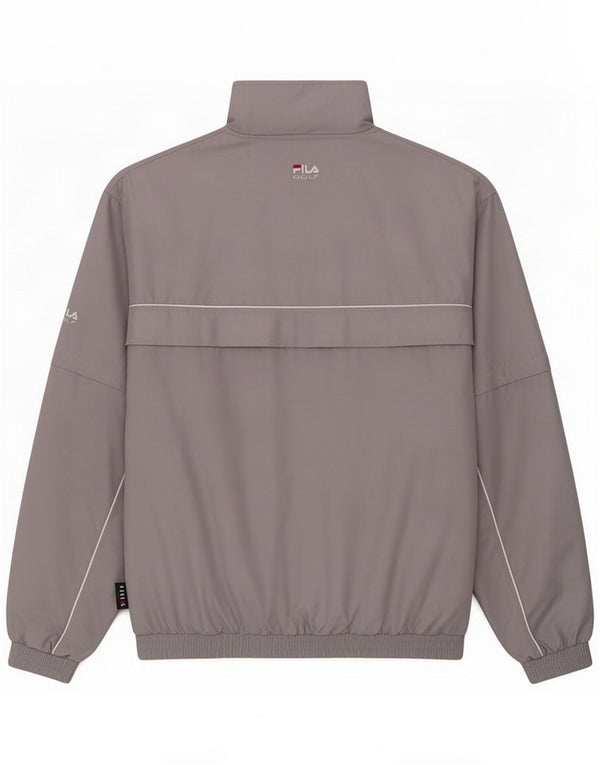 Fila Mens Pullover Trening Top Jacket Large Gri Poliester