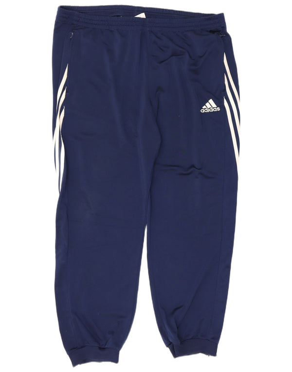 Pantaloni de trening pentru bărbați Adidas Pantaloni de jogging 2XL poliester bleumarin