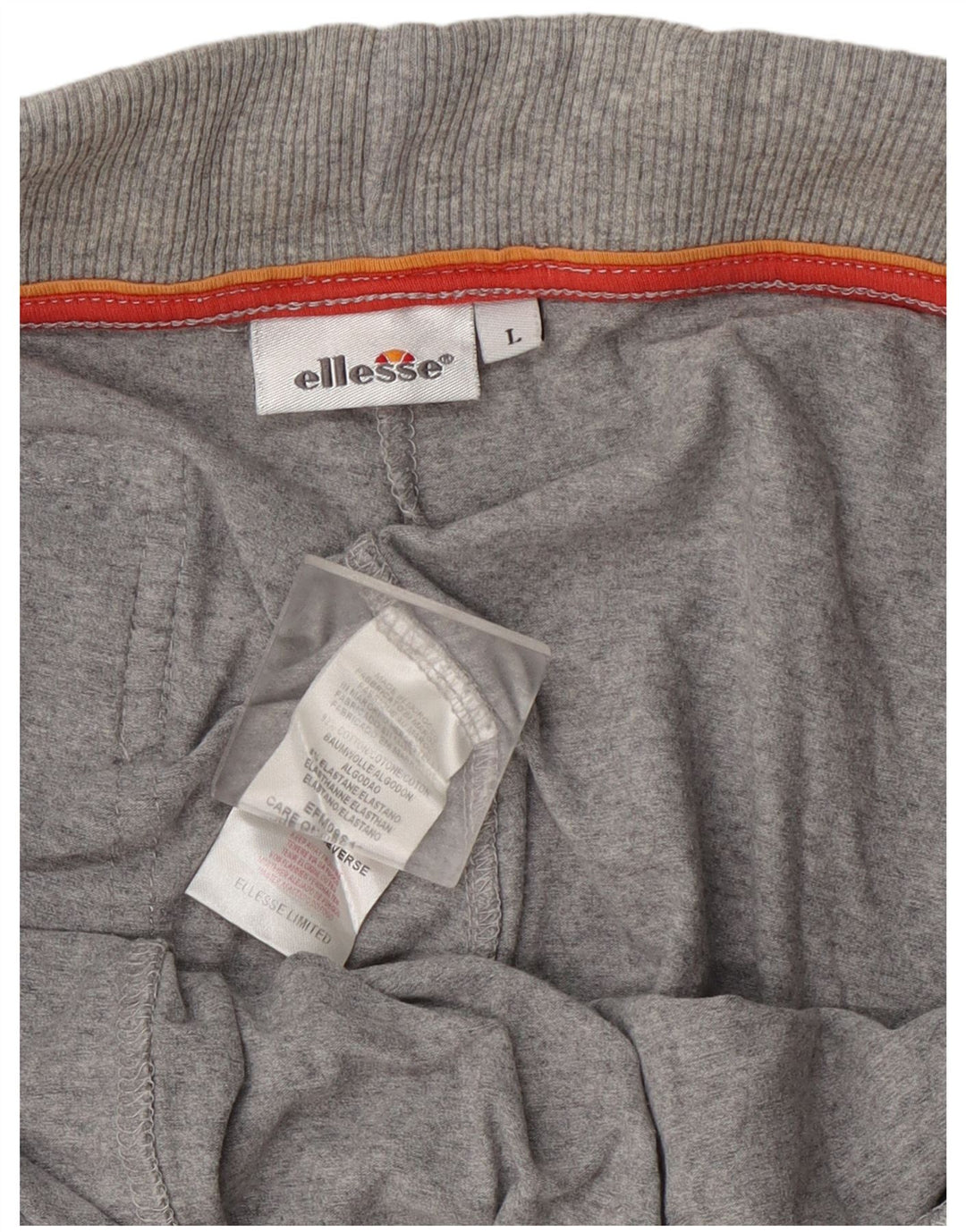 Pantaloni scurți sport Ellesse pentru bărbați, mari, gri, bumbac