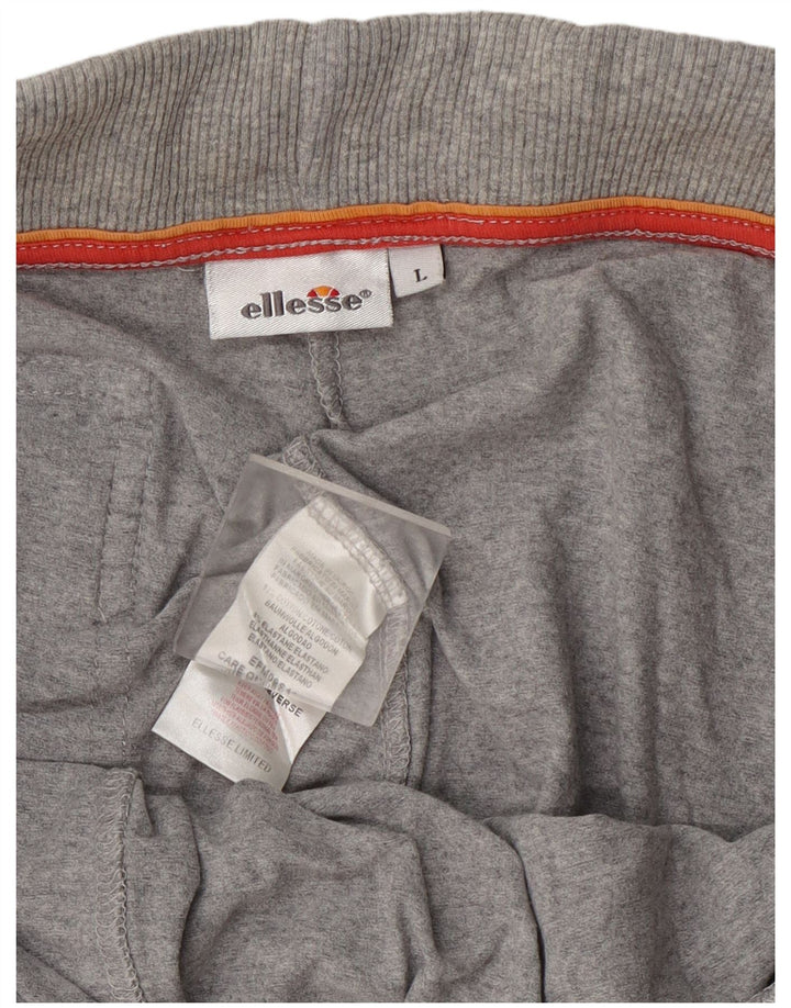 Pantaloni scurți sport Ellesse pentru bărbați, mari, gri, bumbac