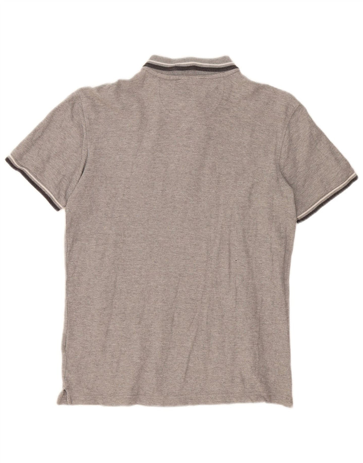 Tricou polo Fila pentru bărbați, cu dungi gri mici