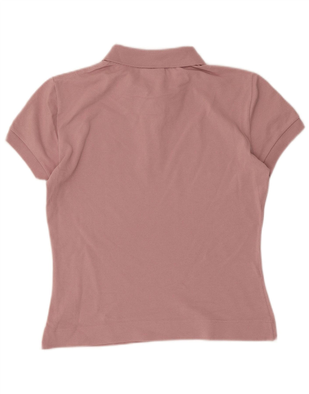 Tricou polo crop Lacoste pentru femei Mărimea 40 bumbac roz mediu