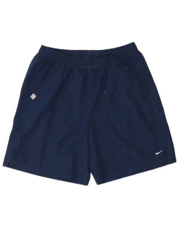 Pantaloni scurți sport Nike Dri Fit pentru bărbați, poliester mediu albastru