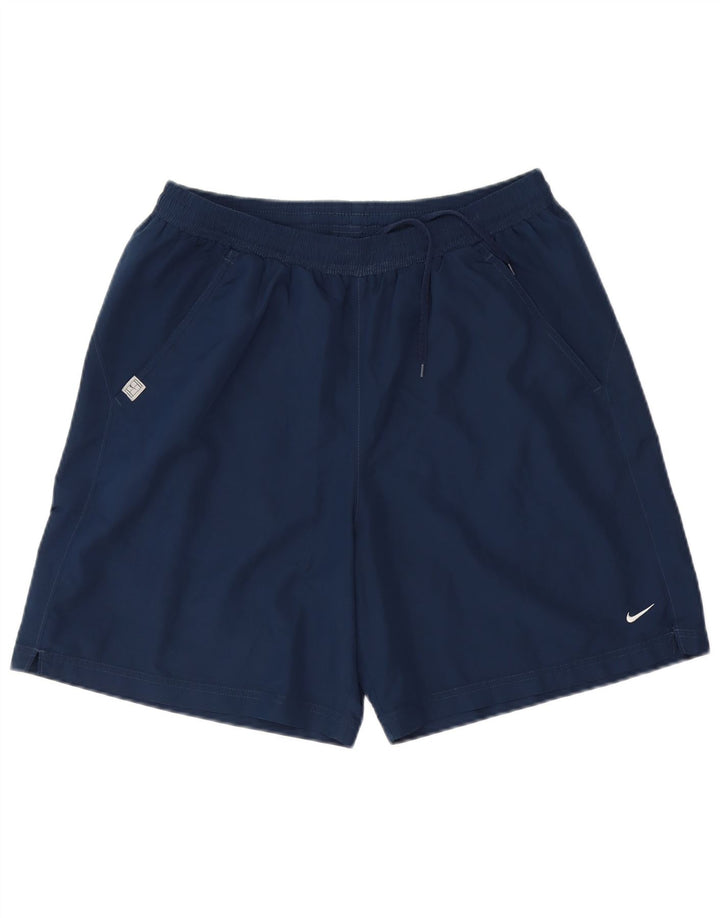 Pantaloni scurți sport Nike Dri Fit pentru bărbați, poliester mediu albastru