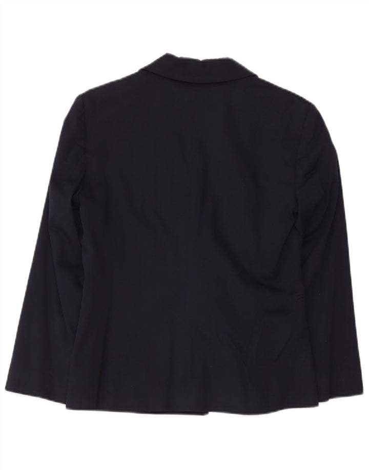 Jachetă Blazer pentru femei Max & Co. 1 Buton UK 8 Bumbac bleumarin mic