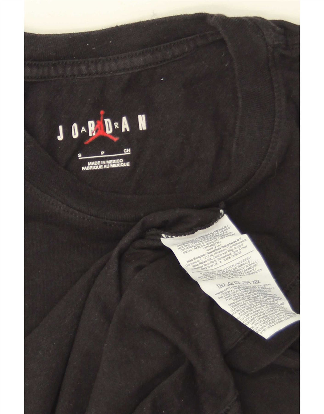 Tricou grafic Jordan pentru bărbați Top mic bumbac negru