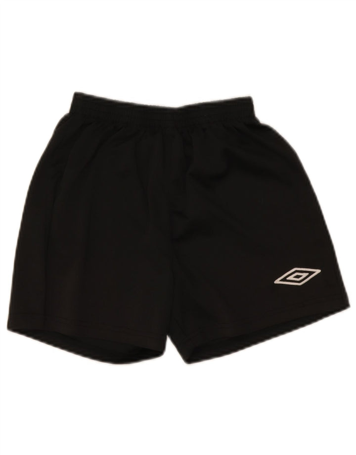 Pantaloni scurți sport pentru băieți Umbro 11-12 ani mari negri