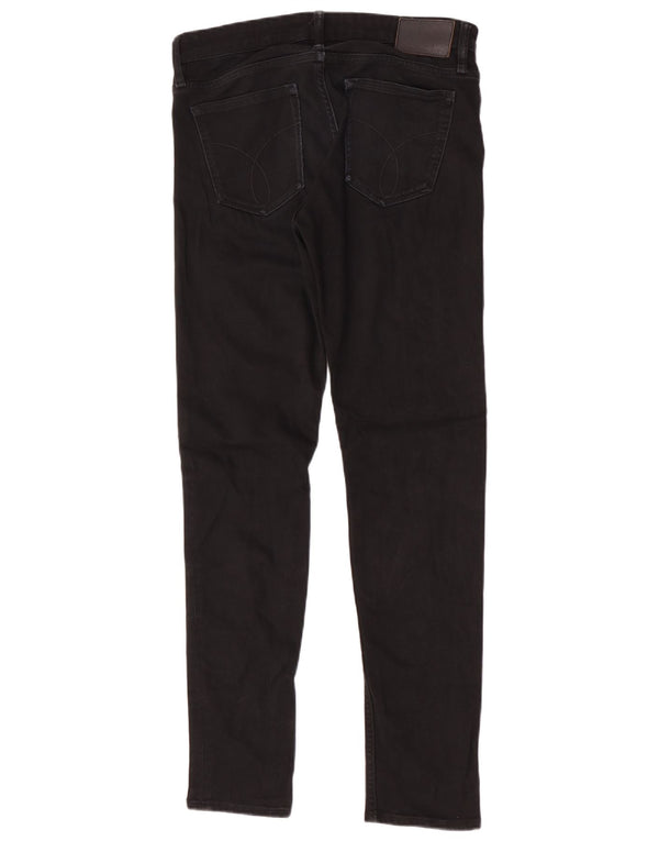 Blugi skinny pentru femei Calvin Klein W32 L34 bumbac negru