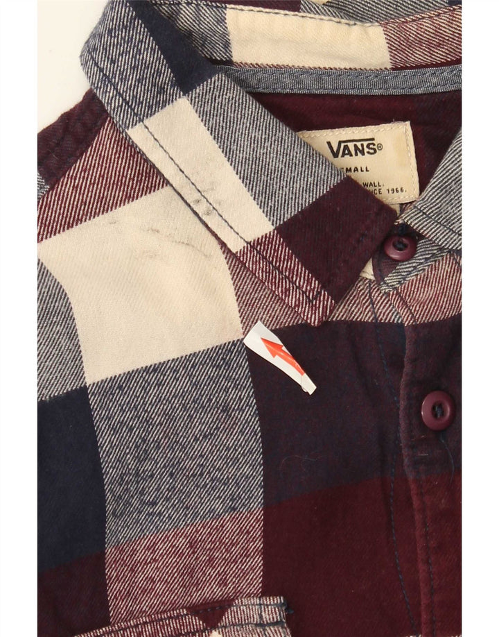 Cămașă din flanel pentru bărbați Vans, bumbac în carouri multicolore