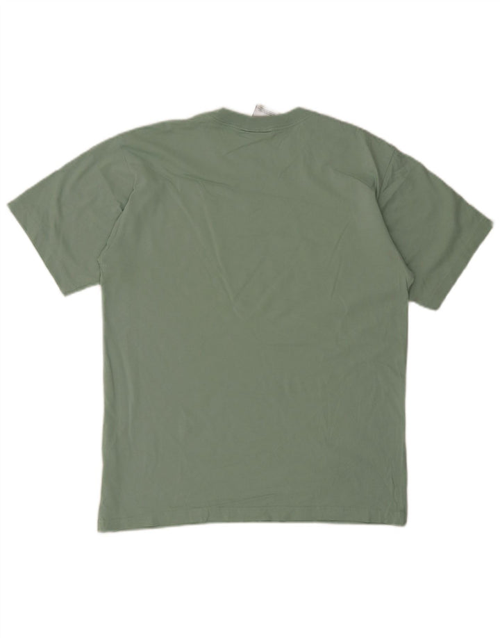 Tricou grafic pentru bărbați Adidas Top din bumbac verde mediu