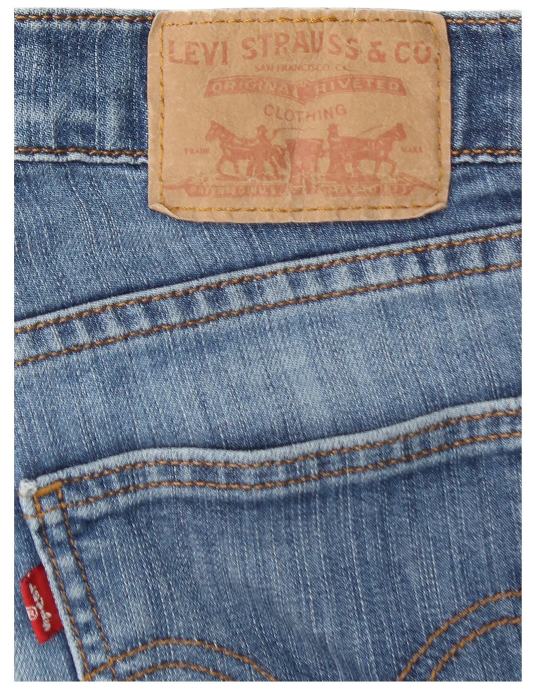 Blugi pentru damă LEVI'S 10529 Bootcut W29 L30 Bumbac albastru