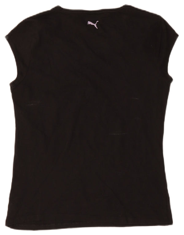 Tricou grafic Puma pentru femei Top UK 14 Large Black