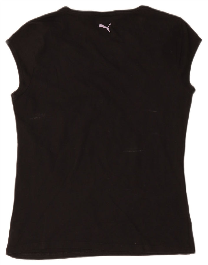Tricou grafic Puma pentru femei Top UK 14 Large Black