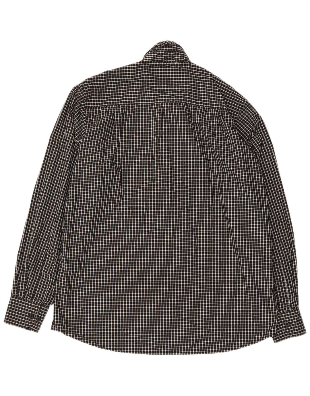 Cămașă pentru bărbați Pierre Cardin Regular Fit, cu carouri mari, negru