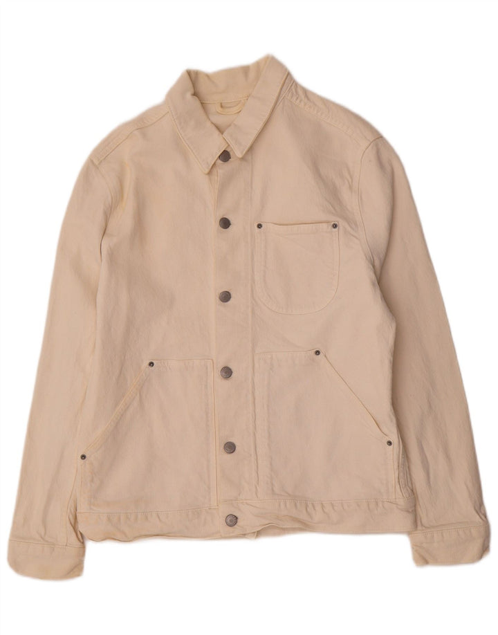 Jachetă de blugi pentru bărbați Zara UK 38 Medium Beige Lyocell