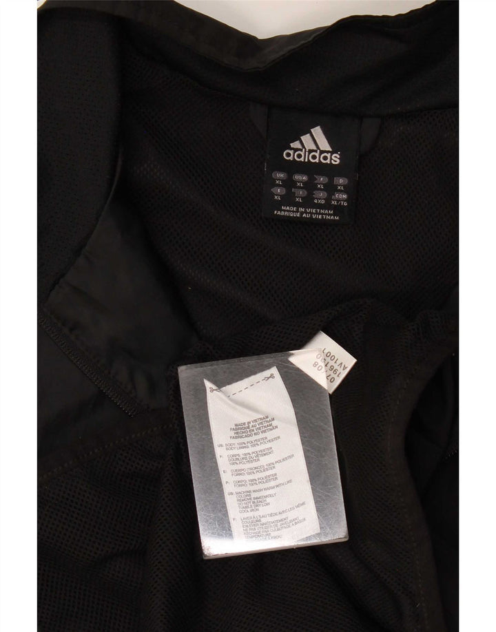 Jachetă de trening pentru bărbați Adidas XL, poliester negru