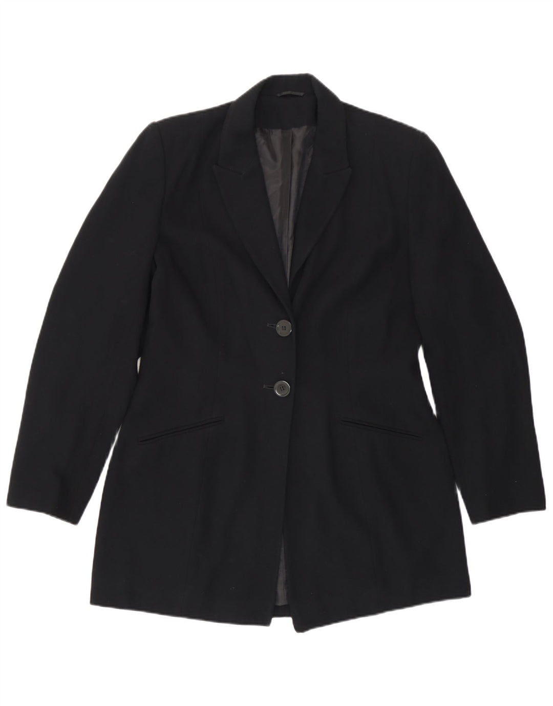 Jachetă Blazer pentru femei Principles cu 2 nasturi UK 12 Poliester mediu negru