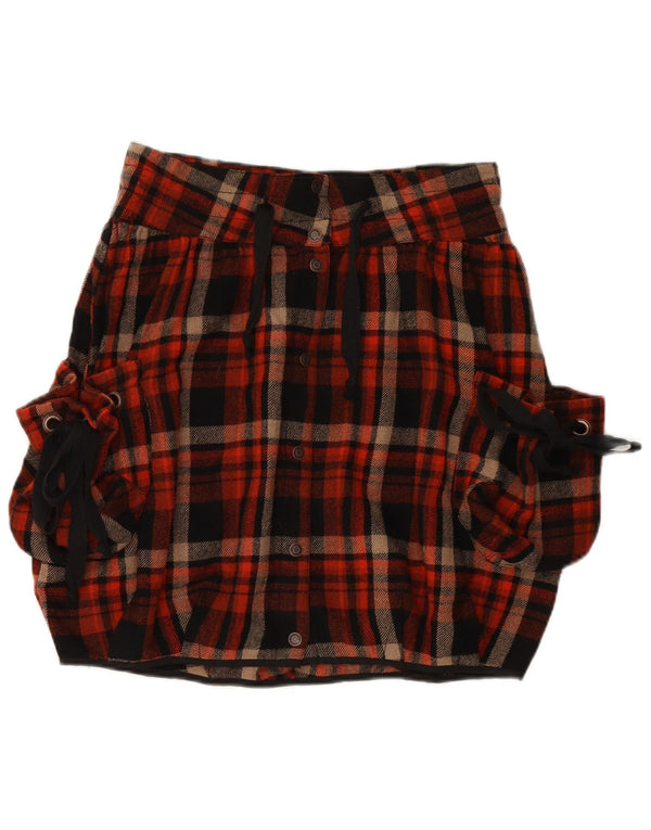 FORNARINA Fusta Dama Bubble Large W34 Multicolor Lână Check