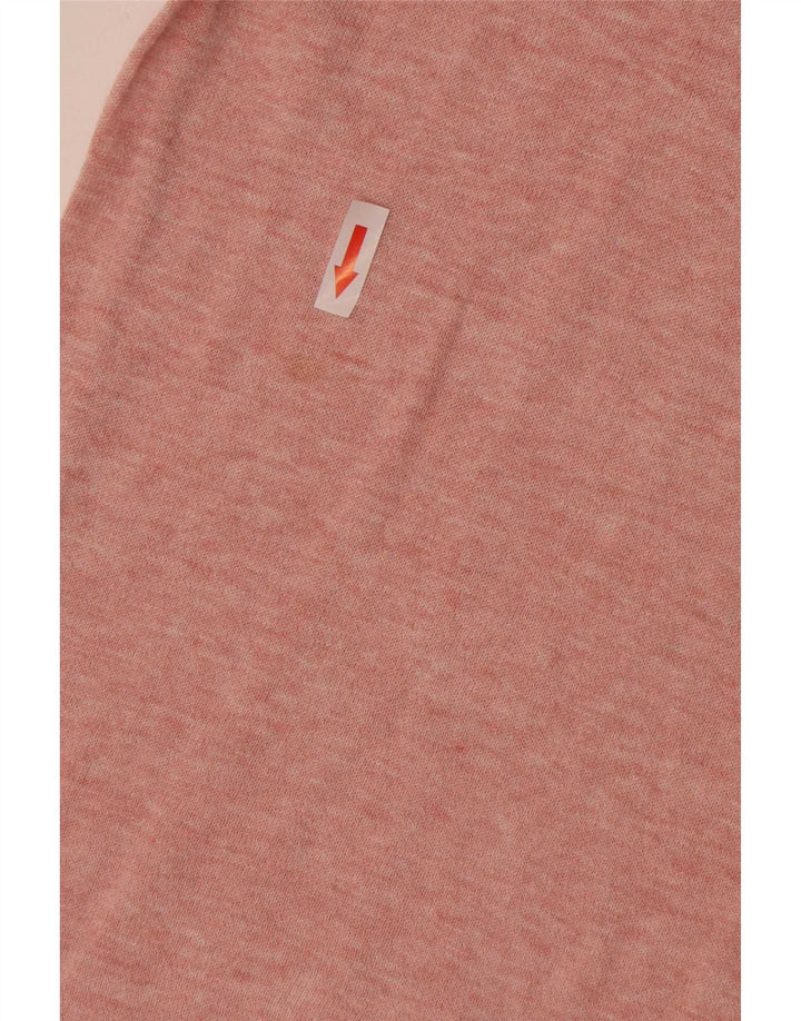 Tricou pentru bărbați Zara Top Mediu Roz Poliester cu pete