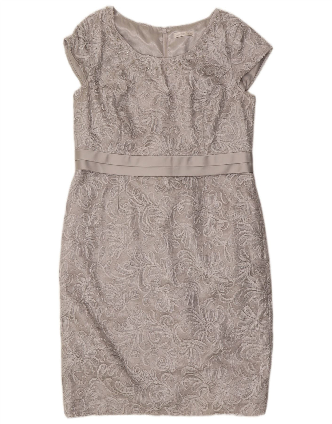 Rochie pentru femei Jacques Vert UK 16, mare, gri, poliester