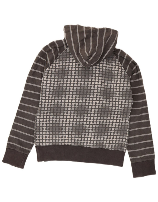 Pulover pentru damă Converse Graphic Hoodie UK 14 mare, gri, geometric, bumbac