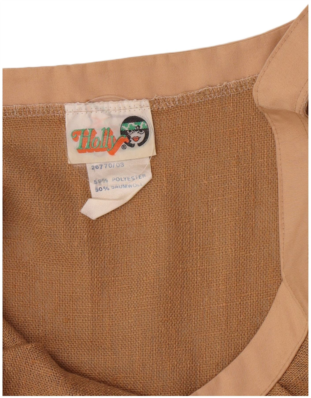 Rochie vintage pentru femei EU 38 Medium Bej Poliester