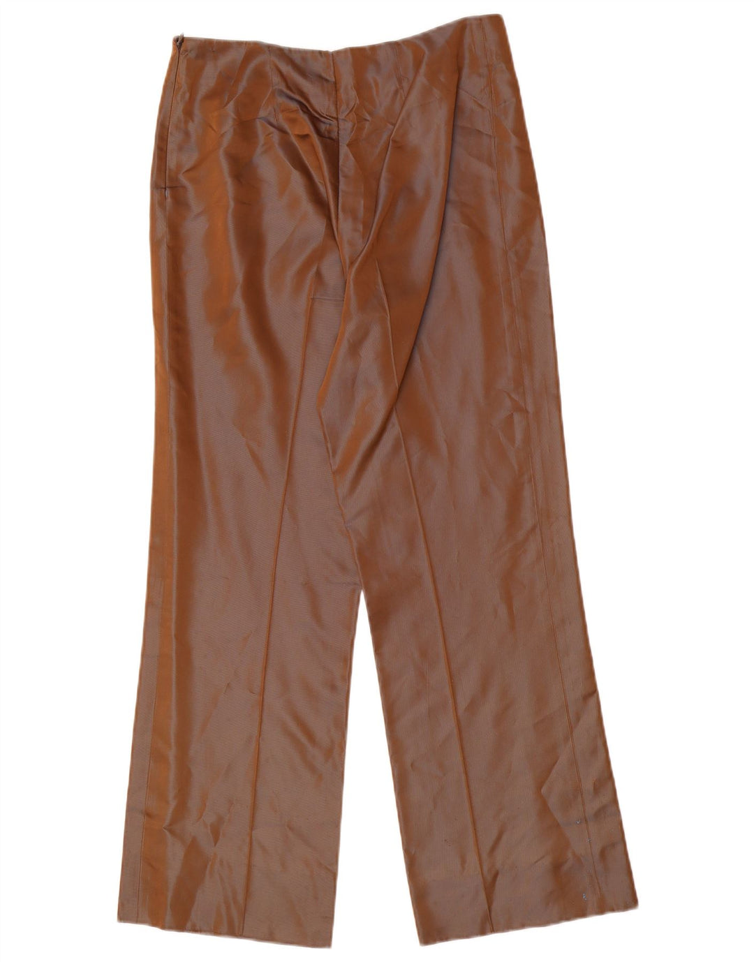 LA PERLA Pantaloni drepți casual Marvel pentru femei IT 44 Medium W28 L28 Maro