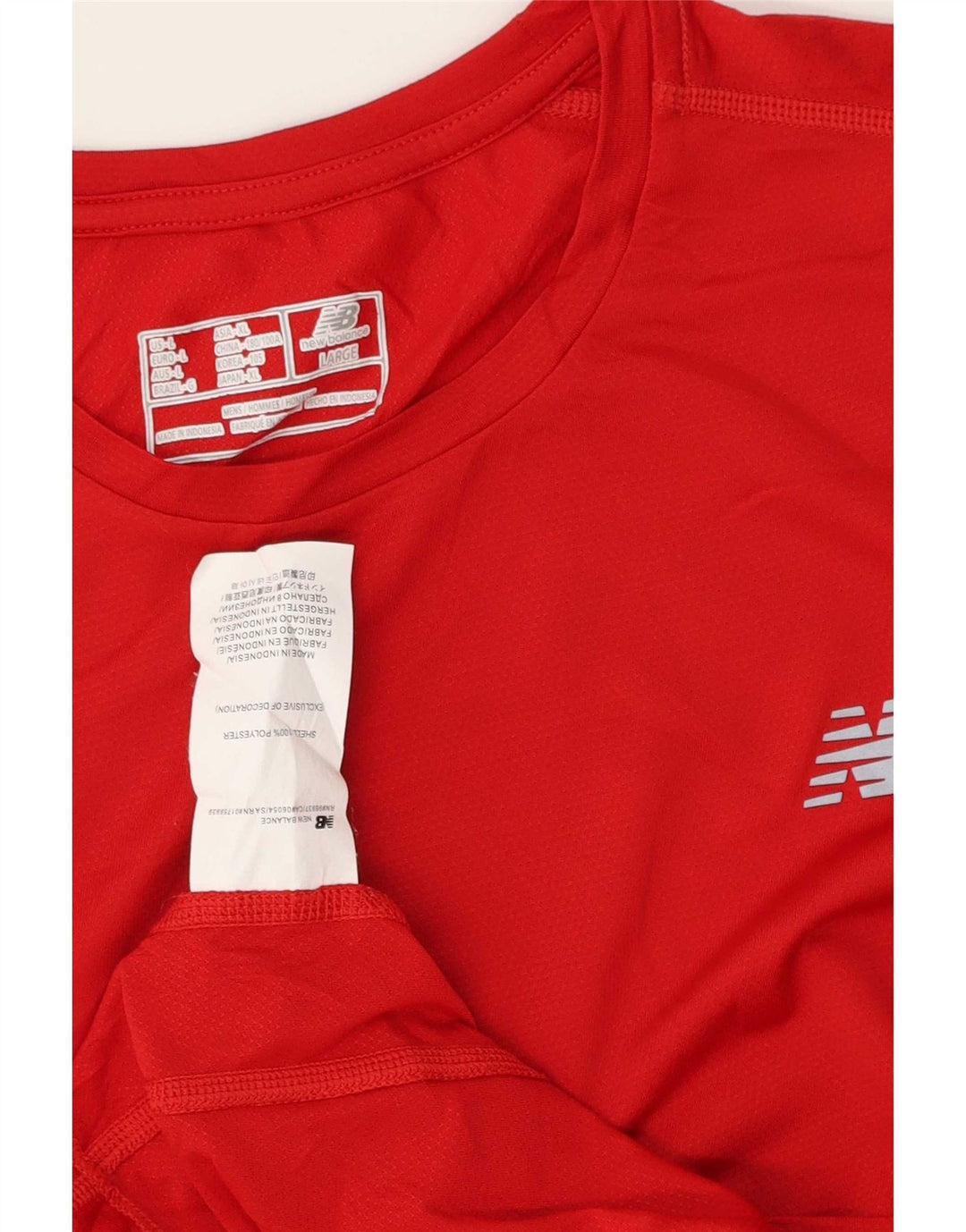 Tricou pentru bărbați New Balance Top mare poliester roșu
