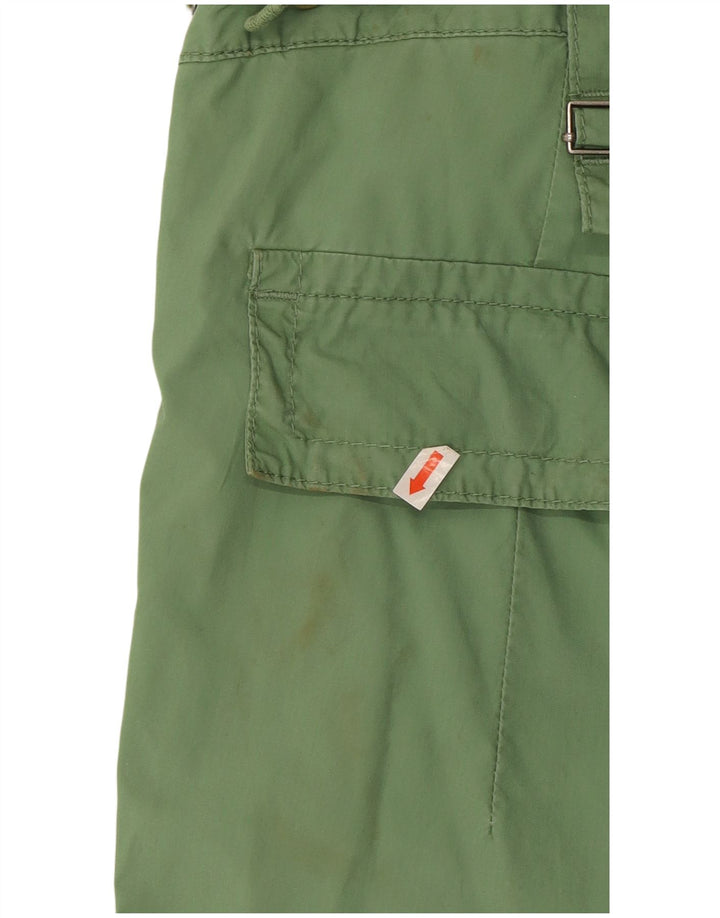 Pantaloni scurți cargo pentru femei Calvin Klein Jeans W32 verde mediu