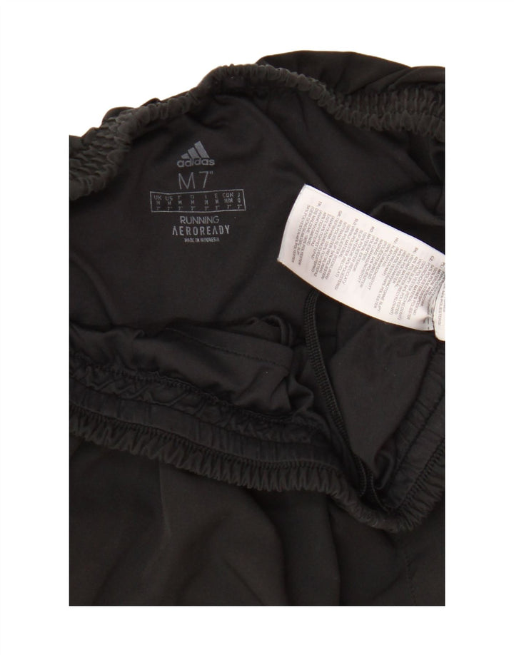 Pantaloni scurți sport Aeroready Adidas pentru bărbați, poliester mediu negru