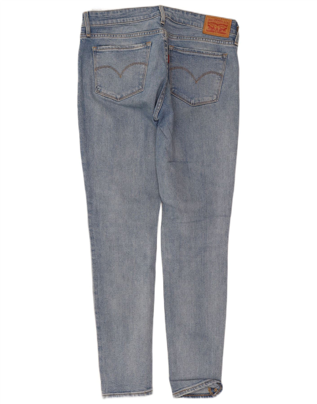 Blugi Levi's 711 Distressed Slim W27 L28 Bumbac albastru