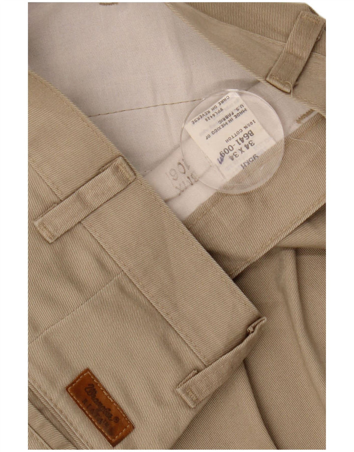 Pantaloni chino pentru bărbați WRANGLER L34 L34 bumbac bej