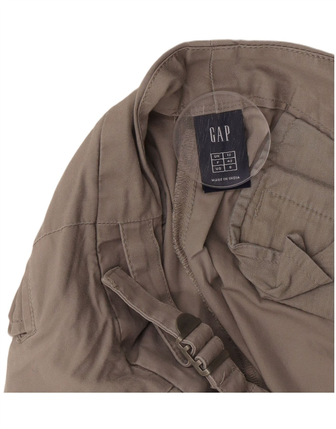 Pantaloni scurti chino pentru femei Gap UK 12 Medium W32 Bumbac gri