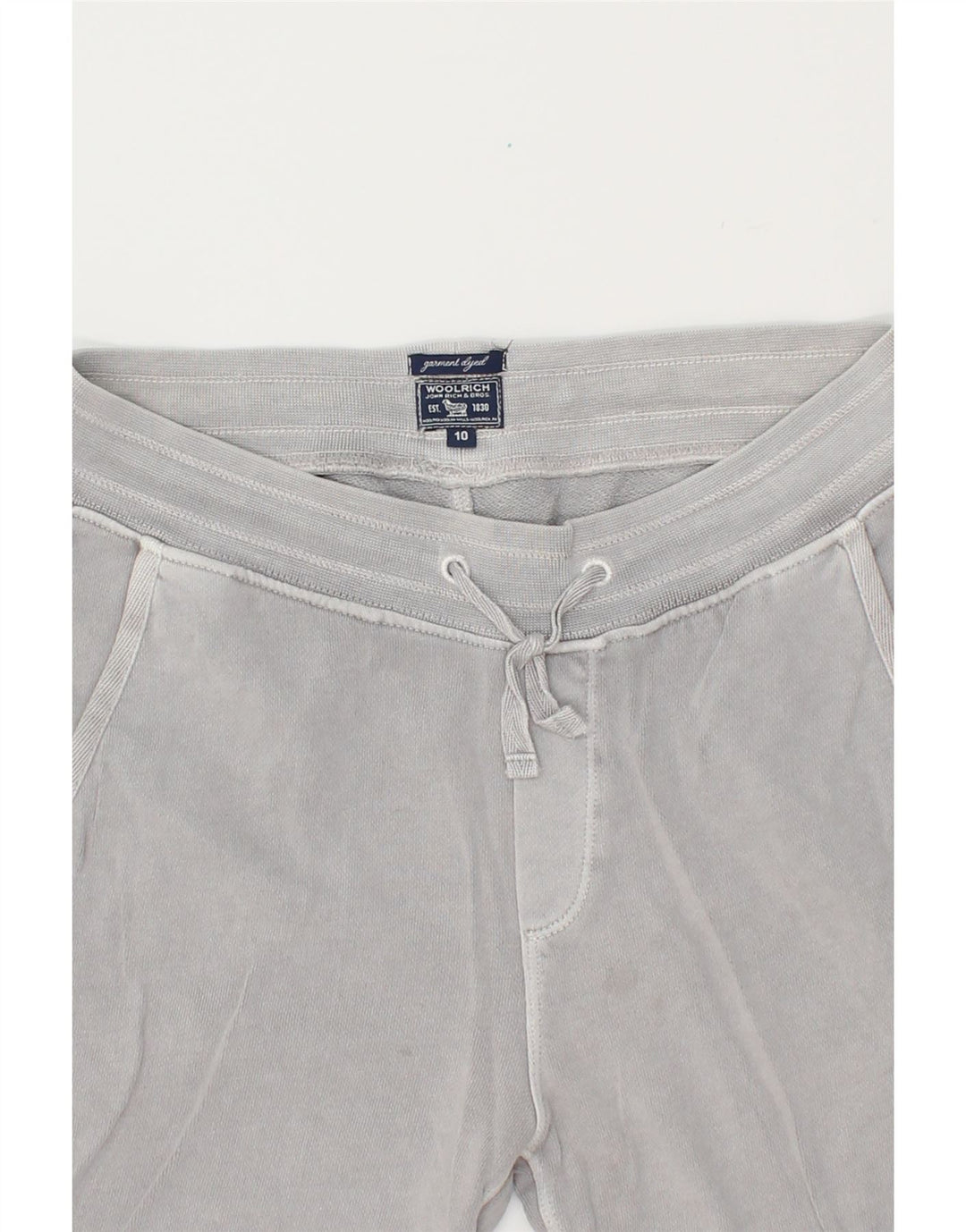 WOOLRICH Boys Sport Shorts 9-10 Years Grey Cotton Vintage Woolrich and Second-Hand Woolrich from Messina Hembry 