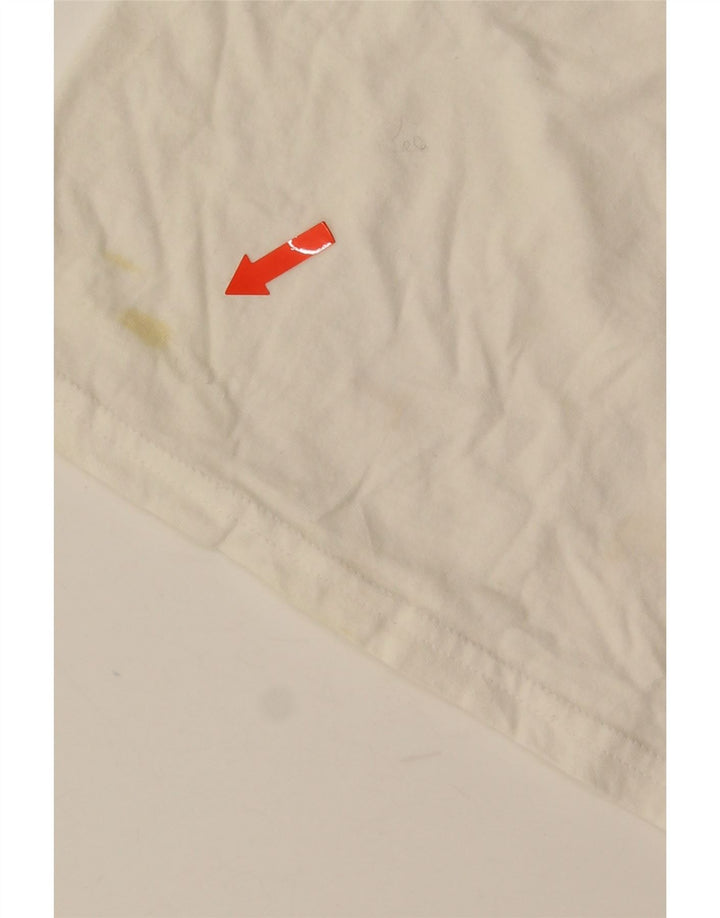 Vesta grafică pentru bărbați HURLEY XL, bumbac alb
