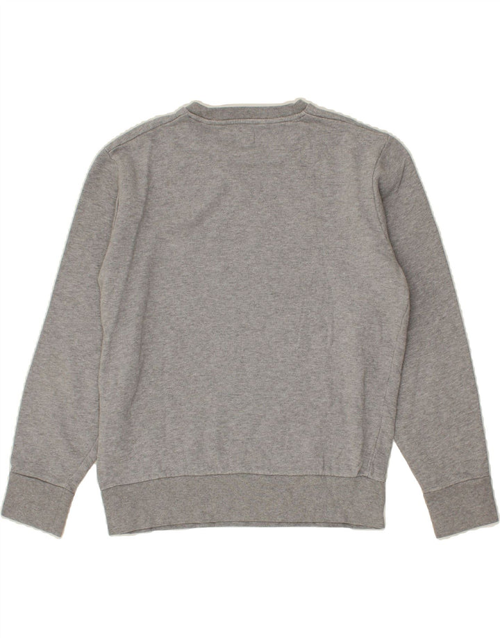 LEVI'S Womens Oversized Graphic Sweatshirt Jumper UK 10 Small Grey Cotton Vintage Levi's and Second-Hand Levi's from Messina Hembry 