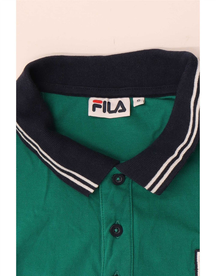 Tricou polo Fila pentru bărbați, verde, color block