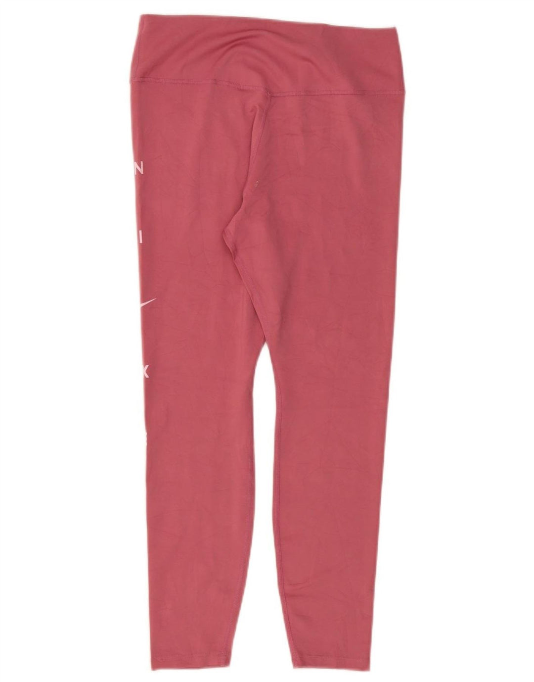 Leggings cu grafică Nike Dri Fit pentru femei UK 14, poliester roz mare