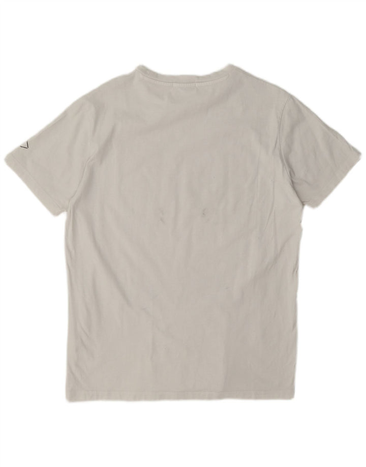 Tricou grafic pentru bărbați Replay Top mare din bumbac alb