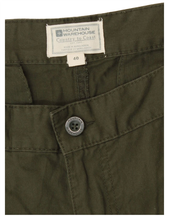 Pantaloni scurți cargo pentru bărbați Mountain Warehouse W40 XL bumbac kaki
